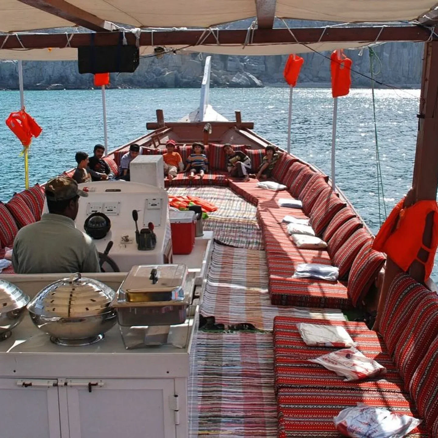 Traditional dhow boat cruise in Musandam Dibba Oman