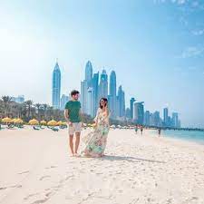 Dubai Beautiful Beach View Of Marina